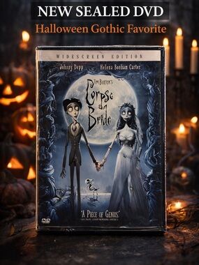 Tim Burton’s Corpse Bride DVD Widescreen Edition SEALED NEW Johnny Depp